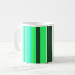 GRÜNE STRIPE KAFFEE TASSE