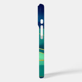 Grüne Strömung: Eine Abstrakte Landschaft Case-Mate iPhone Hülle (Rückseite / Links)