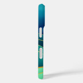 Grüne Strömung: Eine Abstrakte Landschaft Case-Mate iPhone Hülle (Rückseite / Rechts)