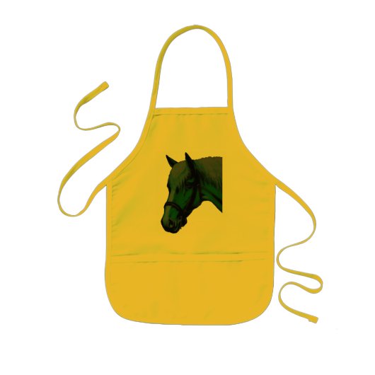 grüne Stute Kinderschürze (Vorne)