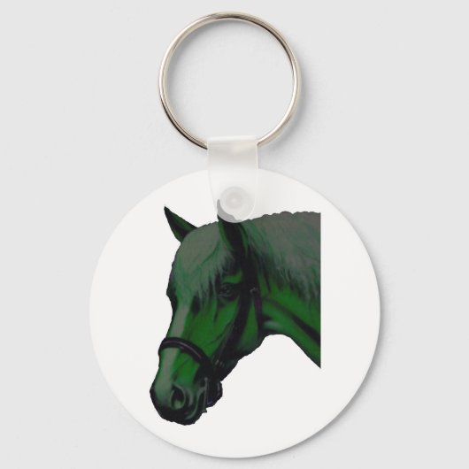 grüne Stute Schlüsselanhänger (Vorderseite)