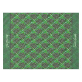 Grüne Sukkulationen Lattice Muster Tablecloths Tischdecke (Vorderseite (Horizontal))