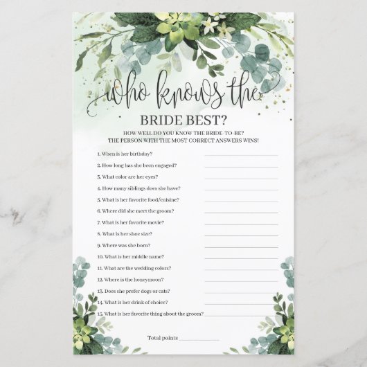 Grüne sukkulent, der die Braut besten Spiel kennt (Vorderseite)