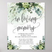 Grüne sukkulente Hobby in liebevollem Erinnerungsz Poster (Vorne)