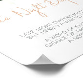 Grüne Sukkulente Kinderdusche Spätabenteuer Poster (Ecke)