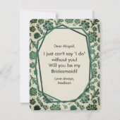 Grüne Sukkulturen in der Natur werden überragt sei Einladung (Rückseite)