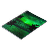 GRÜNE SUNSETS OZEAN LANDSCHAFTLICH NOTIZBLOCK (Linke Seite)