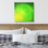Grüne Supernova - lebhafte Canvas Print Leinwanddruck (Insitu (Schlafzimmer))