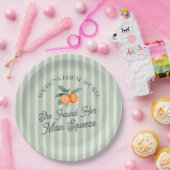 Grüne Süsse Hauptpresse Citrus Brautparty Pappteller (Party)