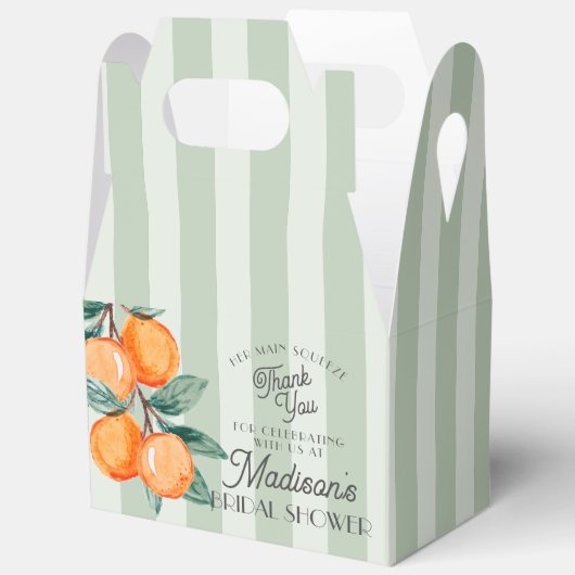 Grüne Süsse Ihr Haupt-Squeeze Zitrusfrüchte-Brautp Geschenkschachtel (Offen)