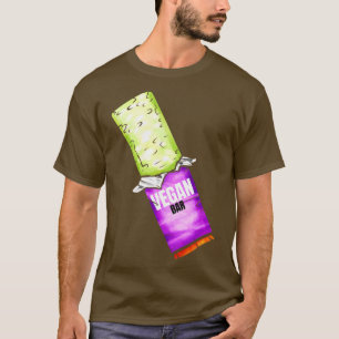 Grüne Süßigkeiten Vegan Bar für Vegetarier und Veg T-Shirt