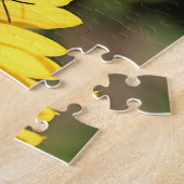 Grüne Sweat Bee Pollinating Wilde Blanketblume Puzzle (Seite)