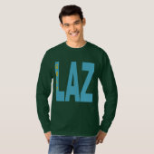 Grüne T-Shirts mit langen Ärmel LAZIO GOLF (Vorne ganz)