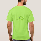 Grüne T - Shirtyoga-Pose T-Shirt (Rückseite)