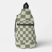 Grüne Tafel Crossbody Bag (Vorderseite)