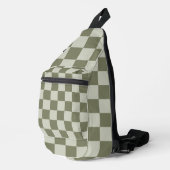 Grüne Tafel Crossbody Bag (Rechte Ecke)