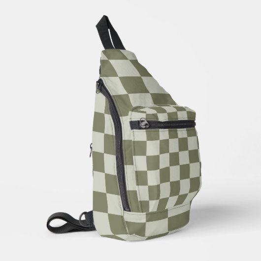 Grüne Tafel Crossbody Bag (Linke Seite)