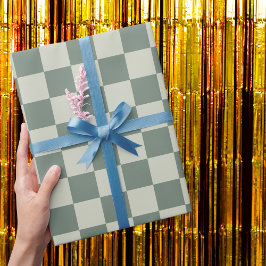 Grüne Tafel Geschenkpapier
