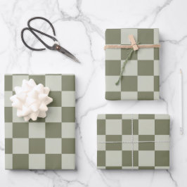 Grüne Tafel Geschenkpapier Set