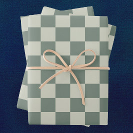 Grüne Tafel Geschenkpapier Set