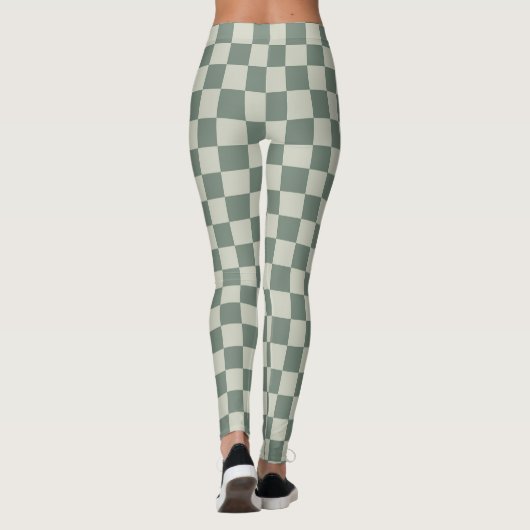 Grüne Tafel Leggings (Rückseite)