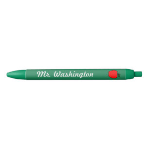 Grüne Tafel Lehrerpflaume Stift