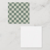 Grüne Tafel Mitteilungskarte (Vorne/Hinten)