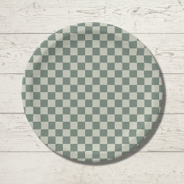 Grüne Tafel Pappteller