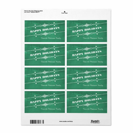 Grüne Tafelschilder (Vorne)