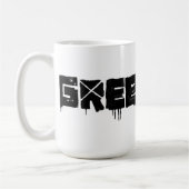 Grüne Tageslogo-Tasse Kaffeetasse (Links)