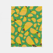 Grüne Takos Fleecedecke (Vorderseite)