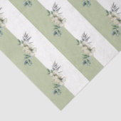 Grüne Tan Streifen Seidenpapier (Ausschnitt)