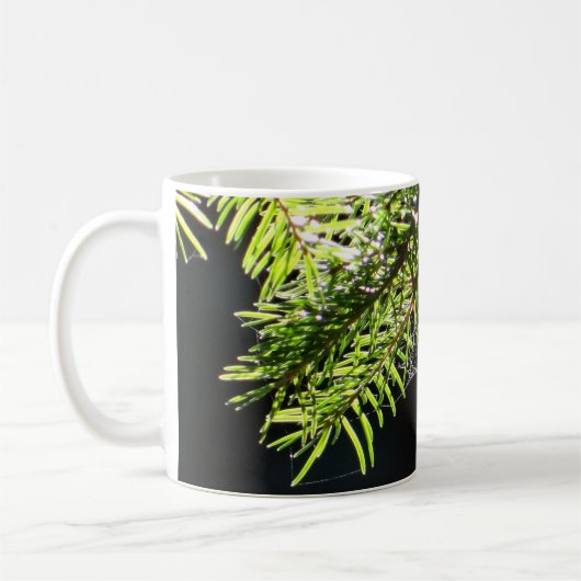 Grüne Tannenbaum Kaffeetasse (Links)