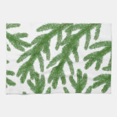 Grüne Tannenzähler Geschirrtuch (Horizontal)