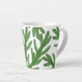 Grüne Tannenzähler Milchtasse (Rechte Ecke)