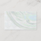 Grüne Tanz-Mandala - Visitenkarte (Rückseite)