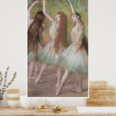 Grüne Tänzer, c. 1885, Edgar Degas Poster (Küche)