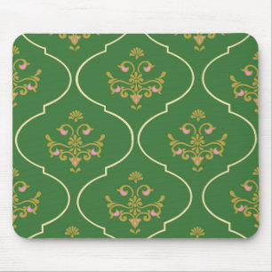 Grüne Tapisserie Mousepad