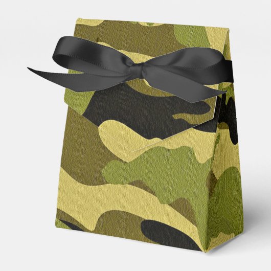 Grüne Tarnarmee-Textur Geschenkschachtel (Vorderseite)