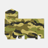 Grüne Tarnstruktur Geschenkschachtel (Ungefaltet)