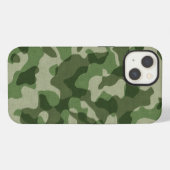 Grüne Tarnung iPhone Hülle (Rückseite (Horizontal))