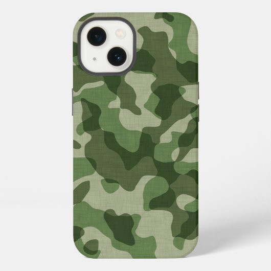 Grüne Tarnung iPhone Hülle (Rückseite)