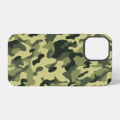 Grüne Tarnung iPhone Hülle (Rückseite (Horizontal))