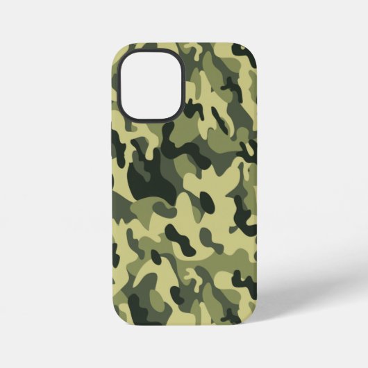 Grüne Tarnung iPhone Hülle (Rückseite)
