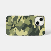 Grüne Tarnung iPhone Hülle (Rückseite (Horizontal))
