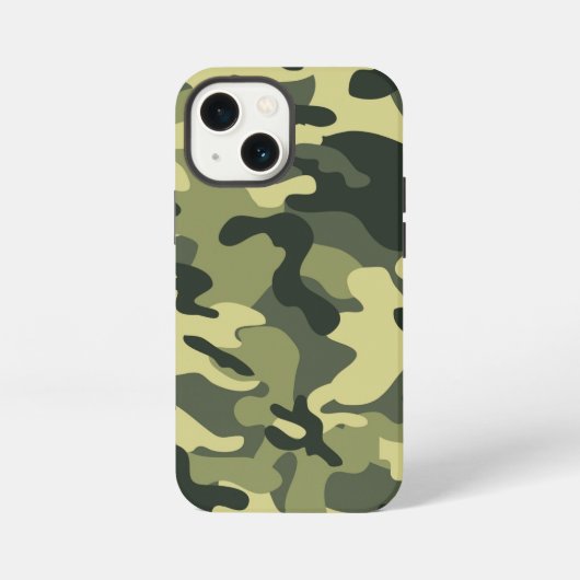Grüne Tarnung iPhone Hülle (Rückseite)