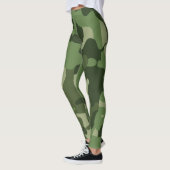 Grüne Tarnung Leggings (Links)