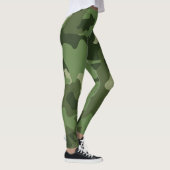 Grüne Tarnung Leggings (Rechts)