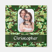 Grüne Tarnung Magnet (Vorne)