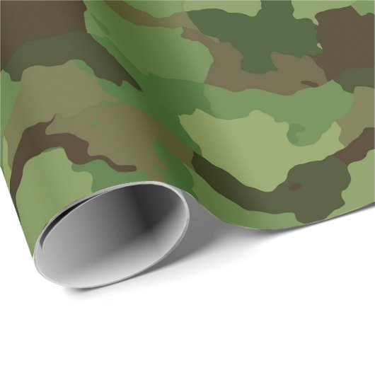 Grüne Tarnung/MilitärCamouflage-Verpackungs-Papier Geschenkpapier (Rolleneckpunkt)